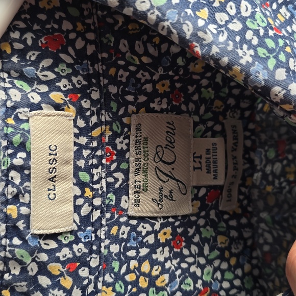 J. Crew Secret Wash Shirt Size Large Tall - Picture 4 of 5